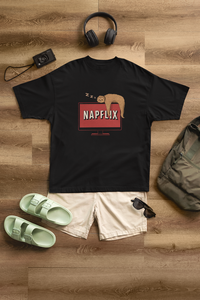 πͺ Napflix Sloth Tee