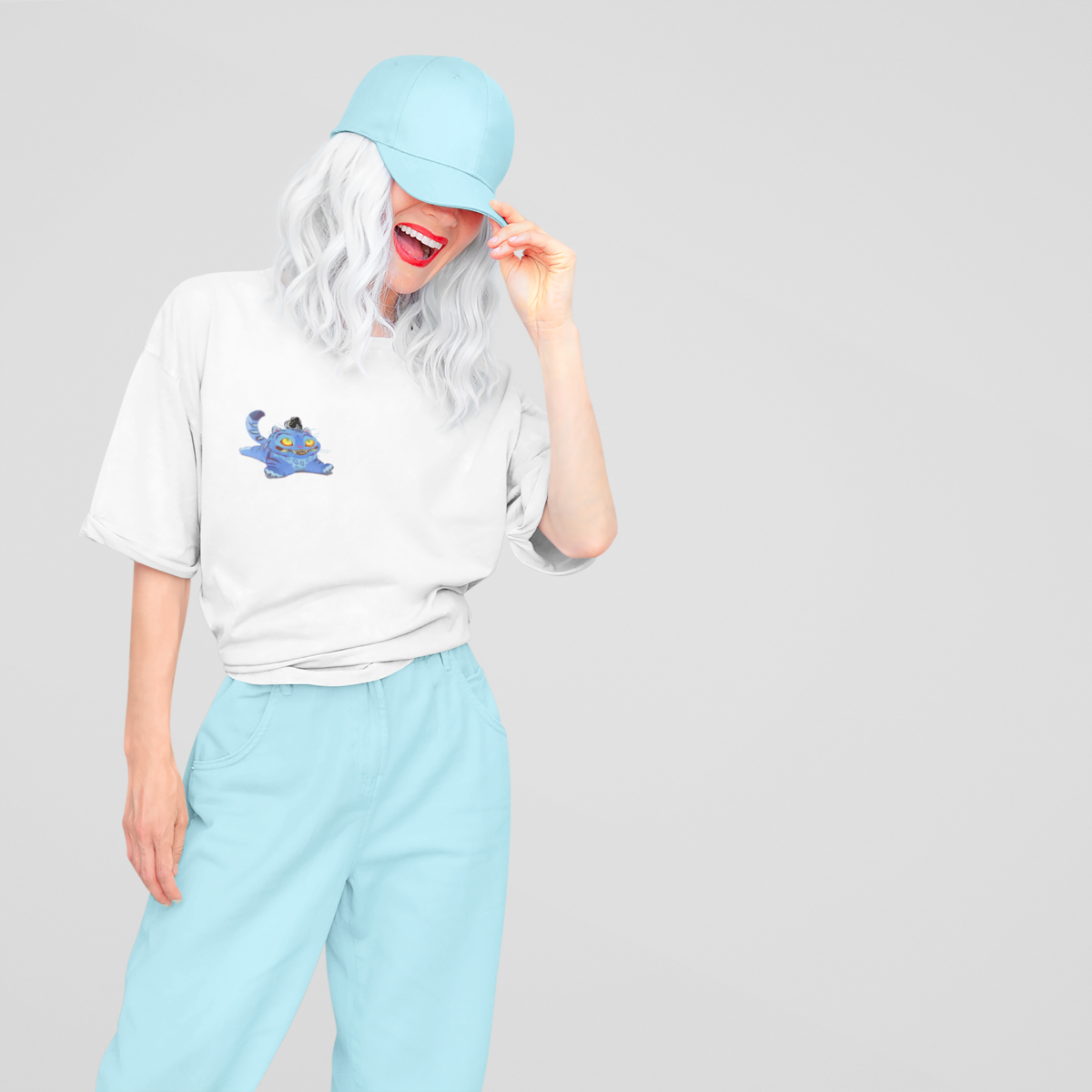 K-Pop Demon Tiger-Derpy Tee 🐯