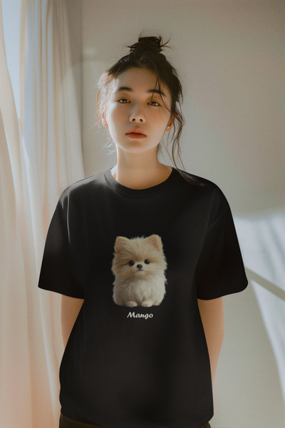 Custom Pet Tee – Pet Name Edition 🖤🐾